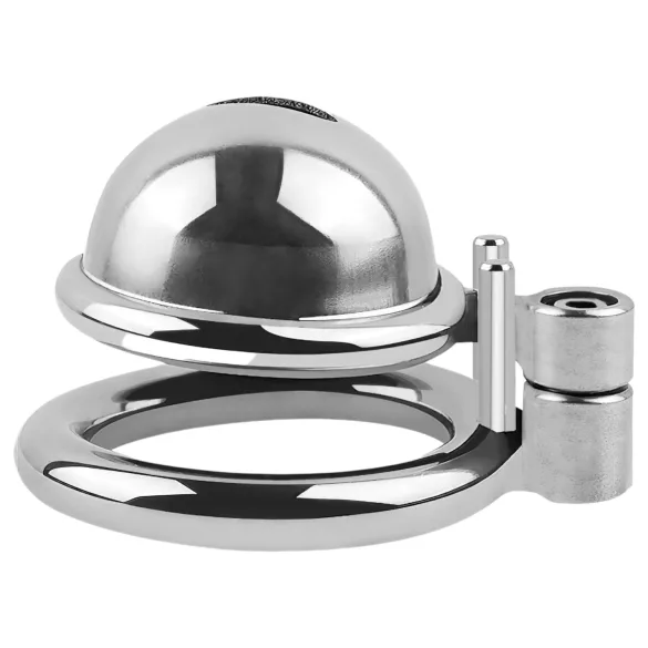 fetish collection - minikokohäkki, jossa 3 vaihdettavaa kivusrengasta (hopea)