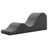 Liberator Aria Flip Chaise - muunneltava tantra-sohvakaluste - 3‑osainen (musta)