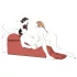 Liberator Aria Flip Chaise - muunneltava tantra-sohvakaluste - 3‑osainen (musta)