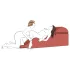 Liberator Aria Flip Chaise - muunneltava tantra-sohvakaluste - 3‑osainen (musta)