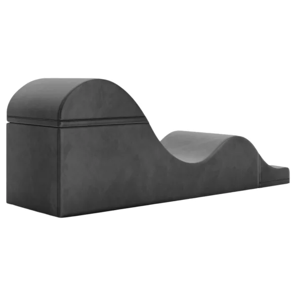 Liberator Aria Flip Chaise - muunneltava tantra-sohvakaluste - 3‑osainen (musta)