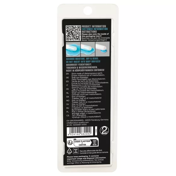 You2Toys - imukykyinen kuivaustikku masturbaattoreille (valkoinen)