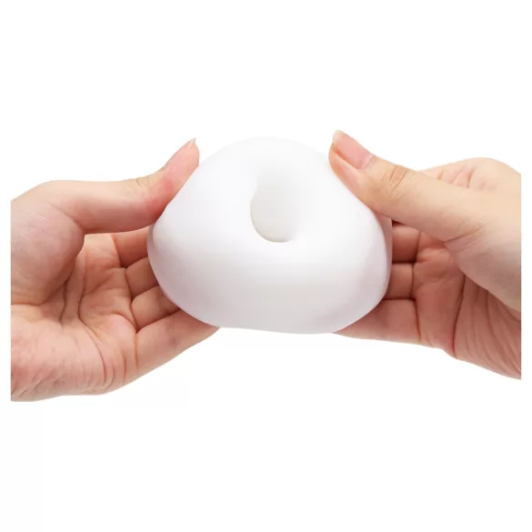 TENGA 3Dx Spiral - spiraalikuvioitu masturbaattori (valkoinen)