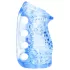 Fleshlight Fleshskins Grip Blue Ice - molemmista päistä avoin masturbaattori (sininen)