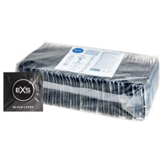 EXS Black - lateksikondomi - musta - 100 kpl