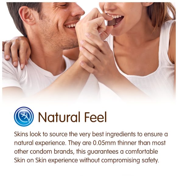 Skins - kondomi - suklaanmakuinen - 4 kpl