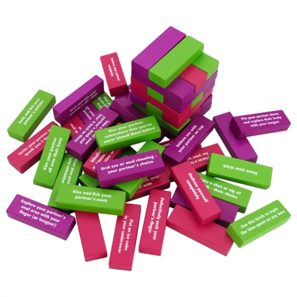 Play Wiv Me - eroottinen jenga-peli - 54 kappaletta