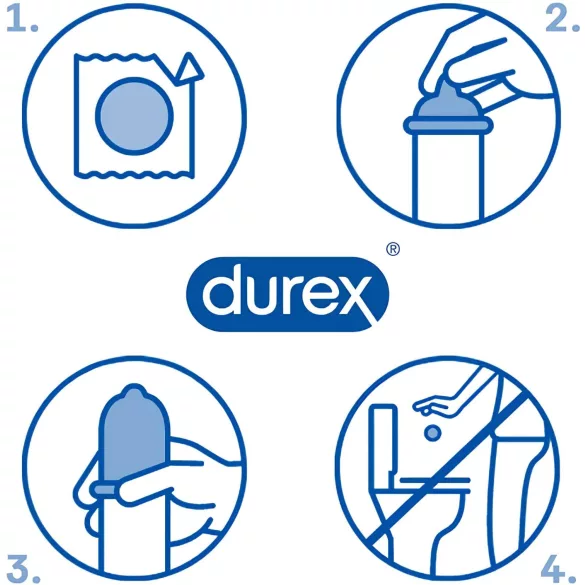Durex Invisible Slim - ohut kondomi - 10 kpl