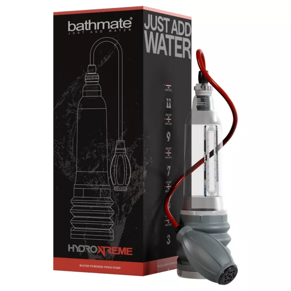 Bathmate HydroXtreme 7 - hydropumppu, ilman lisävarusteita (läpinäkyvä)