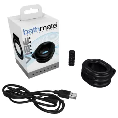   Bathmate Vibe Ring Stretch - ladattava värisevä penisrengas (musta)