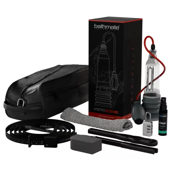 Bathmate HydroXtreme 6 - hydropumppusetti (läpinäkyvä)