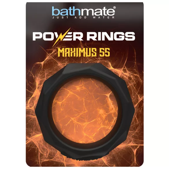 Bathmate Maximus 55 - silikoninen penisrengas (musta)