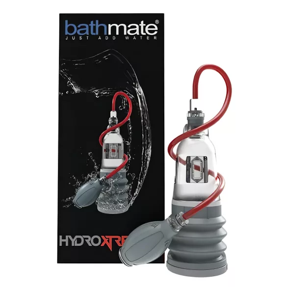 BathMate Xtreme Hydromax 3 - penispumppu setti - läpinäkyvä