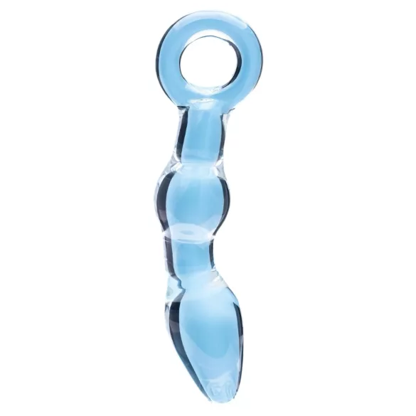 Clarity Utopian Mystique - uurrettu lasinen anaalidildo (läpinäkyvä)