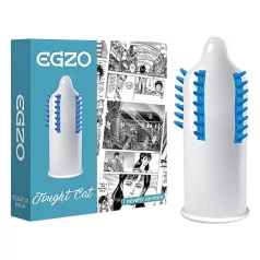 Egzo Tough Cat - nystyrällinen kondomi - 1 kpl