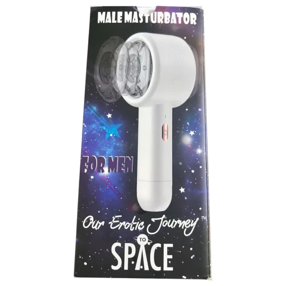 Lonely Space - ladattava masturbaattori ylös-alas liikkuva - valkoinen
