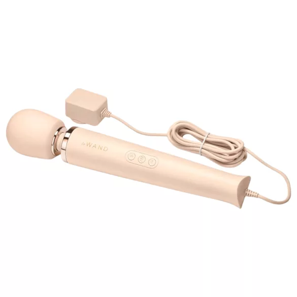 le Wand - hieromasauva vibraattori verkkovirtakäyttöinen beige