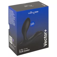   We-Vibe Vector+ - Sovelluksella ohjattava anaalivibraattori (musta)