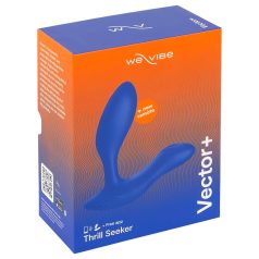   We-Vibe Vector+ - ladattava äly anustappi vibraattori - sininen