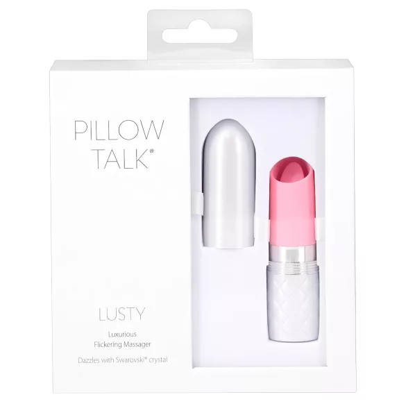 Pillow Talk Lusty - ladattava lelukielivibraattori - pinkki