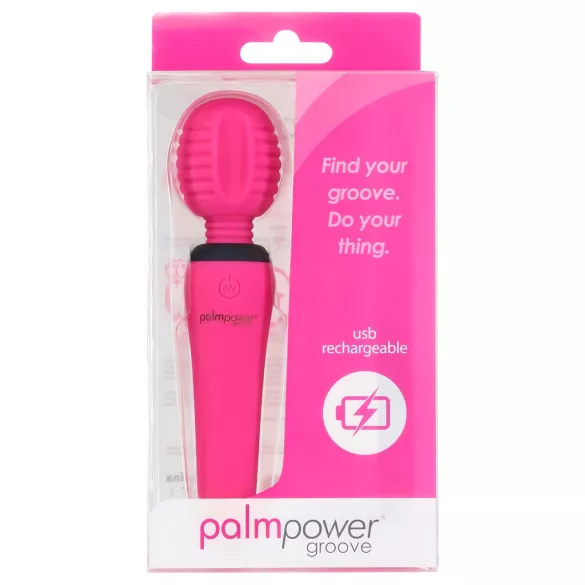 PalmPower - ladattava hierontavibraattori - pinkki