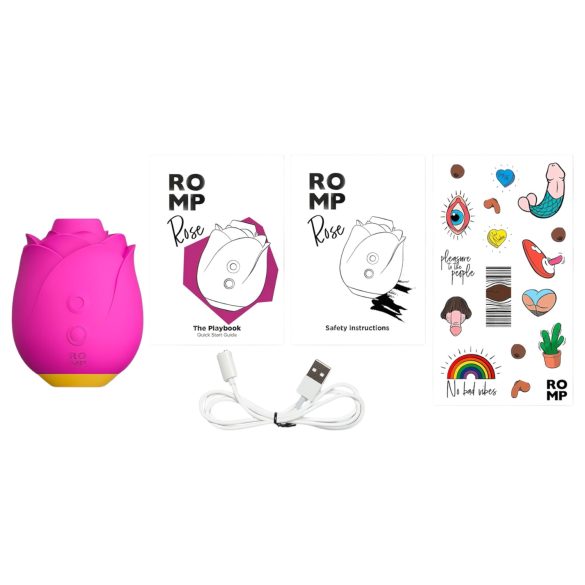 ROMP Rose - imukuppivibraattori - ruusumalli - pinkki