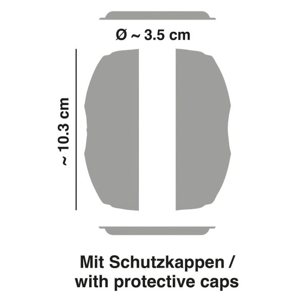 You2Toys - kaksimoottorinen masturbaattori - harmaa