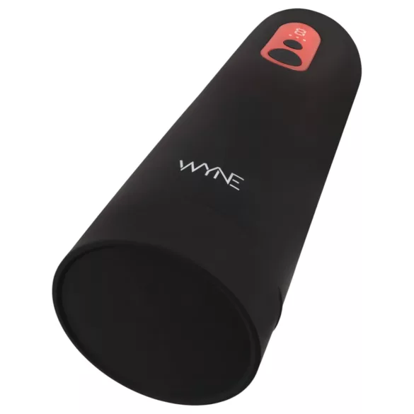 WYNE 08 ylös-alas liikkuva sykkivä masturbaattori LED-näytöllä