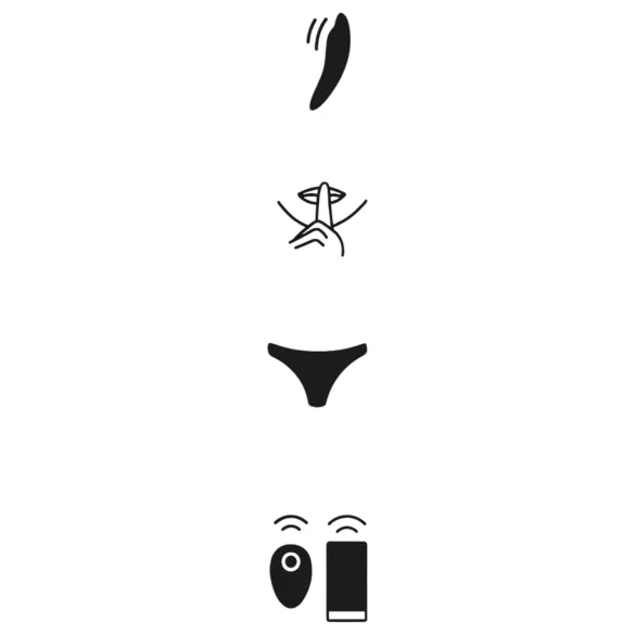 We-Vibe Moxie+ - puettavissa oleva sovellus- ja kaukosäädettävä klitoriskiihotin (turkoosi)