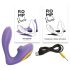 ROMP Reverb - Ilmapulssi 2-in-1 G-pistevibraattori (violetti)