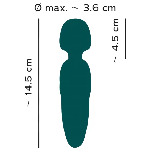 You2Toys Petite - ladattava hierontavibraattori - vihreä