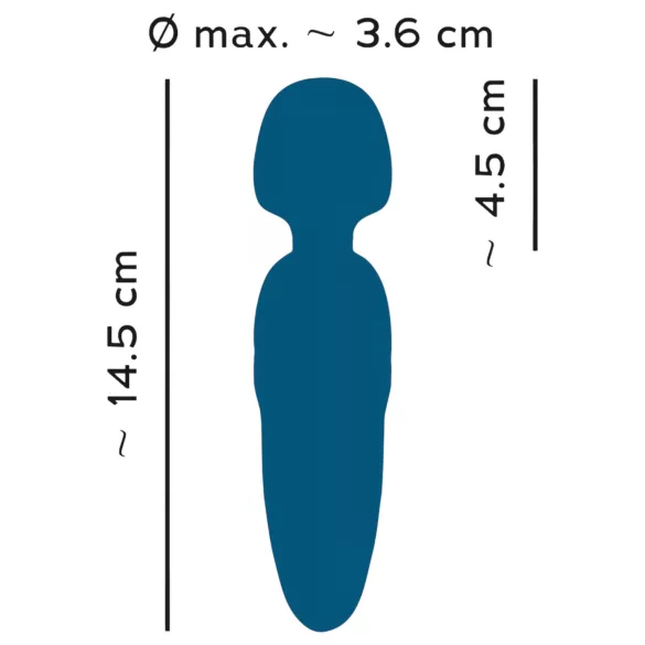 You2Toys Petite - ladattava hierontavibraattori - sininen