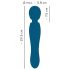 You2Toys Grande - ladattava hierontavibraattori (sininen)