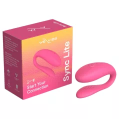   We-Vibe Sync Lite - Sovellus- ja kaukosäädettävä parivibraattori (pinkki)