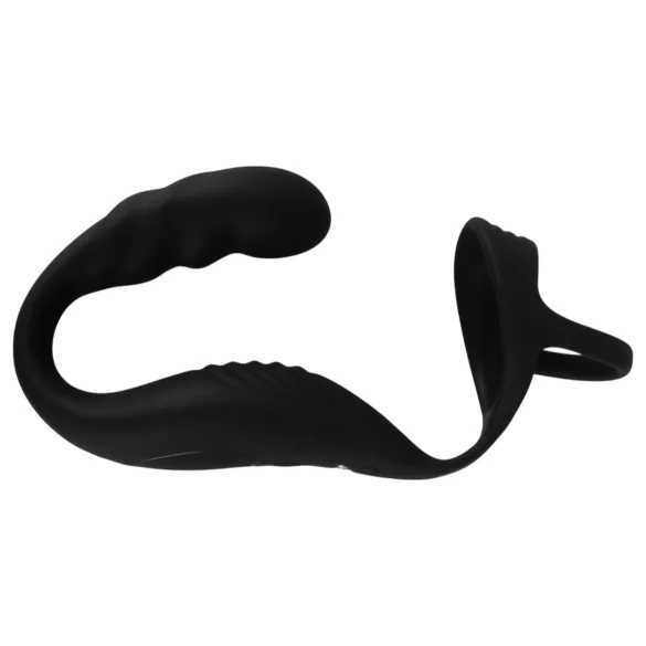 Rebel - prostate vibraattori penis- ja kivestenrengas - musta