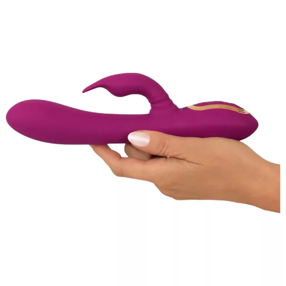 Javida - 3-in-1 helmiäiskuvioitu pyörivä vibraattori (liila)