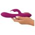 Javida - 3in1 helmiäinen pyörivä vibraattori (violetti)