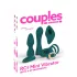Couples Choice - 4-in-1 muunneltava kaukosäätimellä ohjattava vibraattori (turkoosi)