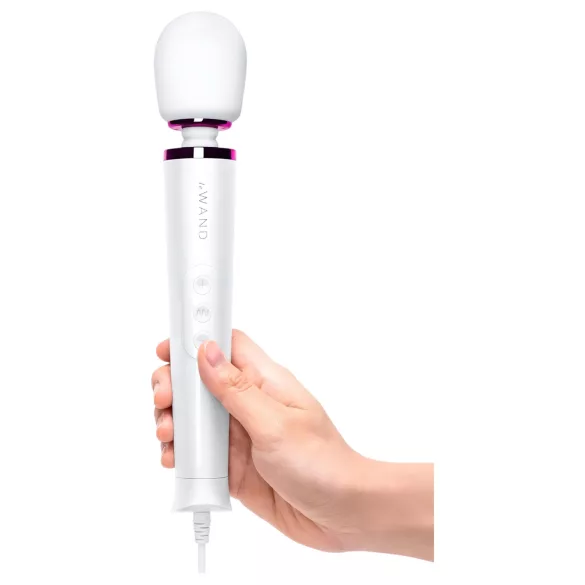 Le Wand Petite Plug-In - verkkovirtakäyttöinen hierontavibraattori - valkoinen