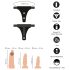 You2Toys - kiinnitettävä dildo-setti (luonnollinen)