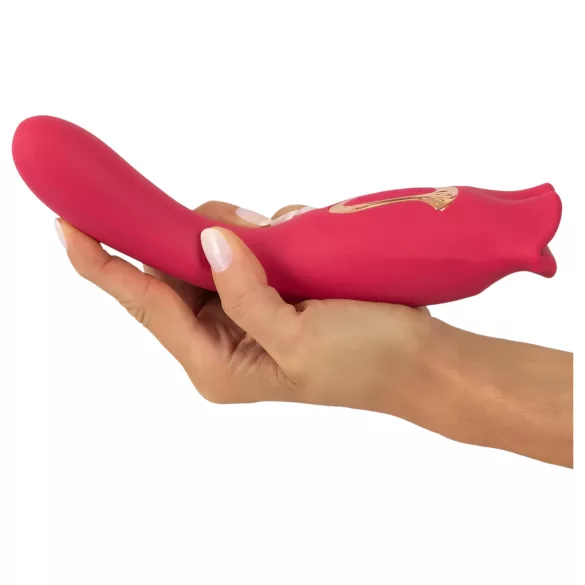 You2Toys - 2-in-1 kielellä varustettu vibraattori (pinkki)