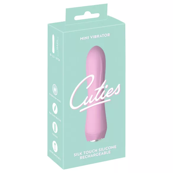 Cuties Mini 4 - akkuvibraattori (vaaleanpunainen)