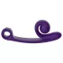 Snail Vibe Curve - klitoriskiihotin ja vibraattori - 2in1 - violetti