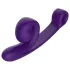 Snail Vibe Curve - klitoriskiihotin ja vibraattori - 2in1 - violetti