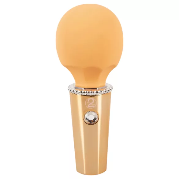 You2Toys - mini wand hieromasauva - ladattava vibraattori - keltainen