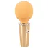 You2Toys - mini wand hieromasauva - ladattava vibraattori - keltainen