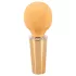 You2Toys - mini wand hieromasauva - ladattava vibraattori - keltainen