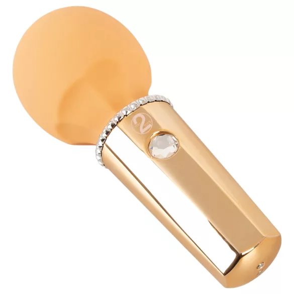 You2Toys - mini wand hieromasauva - ladattava vibraattori - keltainen
