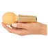 You2Toys - mini wand hieromasauva - ladattava vibraattori - keltainen
