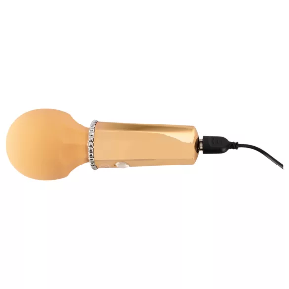 You2Toys - mini wand hieromasauva - ladattava vibraattori - keltainen
